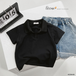 Áo phông polo basic Beemo FASHION cho bé