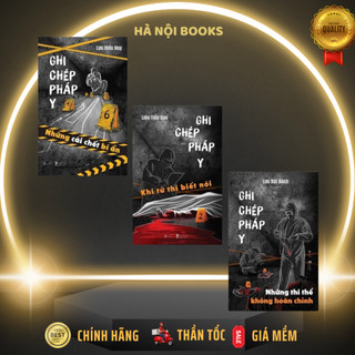 Sách - combo: ghi chép pháp y - azvietnam