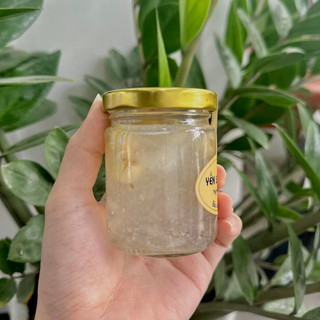 Lọ thủy tinh tròn chưng yến , Hũ thủy tinh tròn 100ml nắp thiếc chưng yến, đựng trà hoa, đựng gia vị