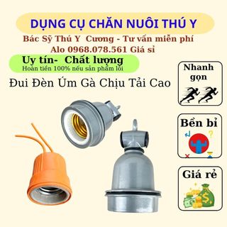 Đui đèn chịu tải cao, chịu nhiệt, đui xoáy bằng sứ chống va đập chống nước cao cấp e27