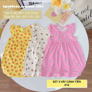 SET 3 VÁY CÁNH TIÊN CHO BÉ