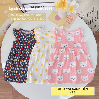 SET 3 VÁY CÁNH TIÊN CHO BÉ