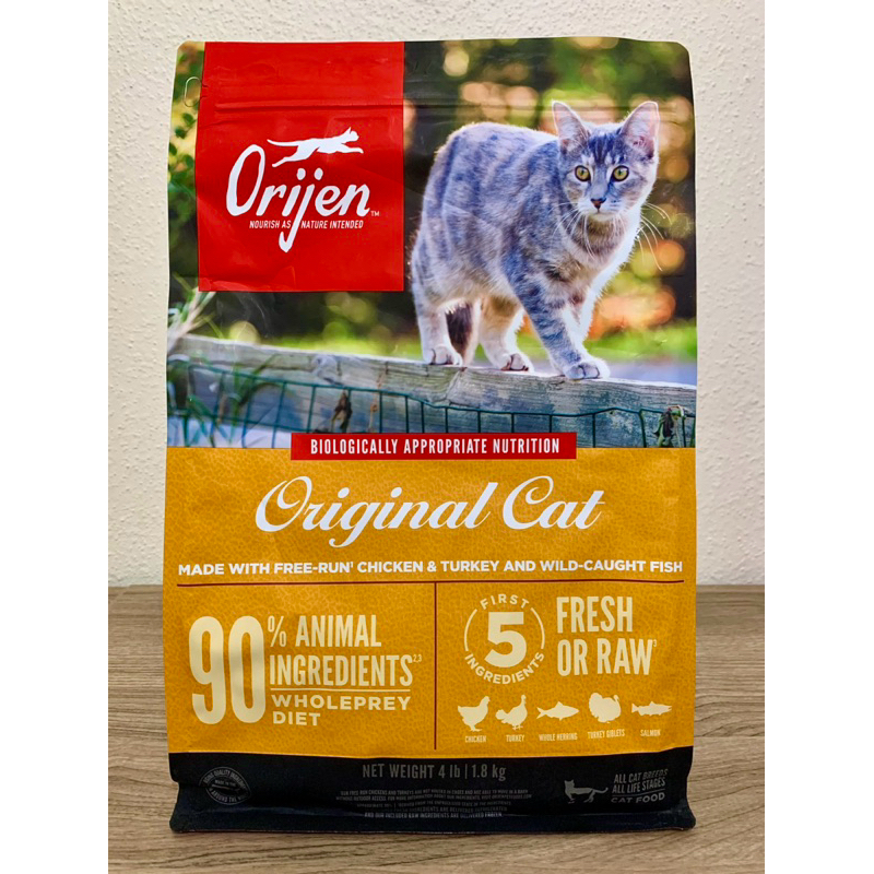 (Nguyên Seal) ORIJEN ORIGINAL Hạt Cao Cấp Cho Mèo - 1.8kg