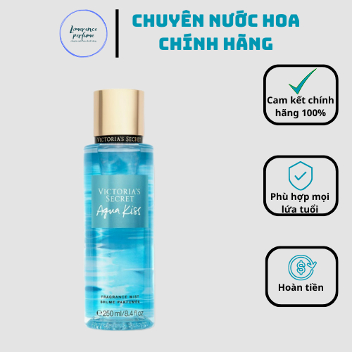 Body mist VICTORIA'S SECRET AQUA KISS chính hãng chai chiết