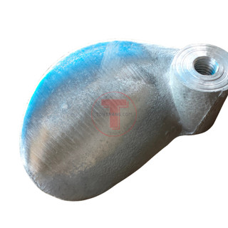 Chân vịt đẩy chân vịt chạy ghe bằng nhôm 28cm ren 16