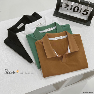 Áo phông polo basic Beemo FASHION cho bé