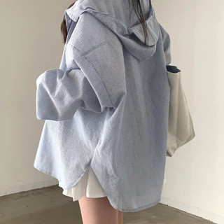 Order áo khoác sơ mi sọc nón