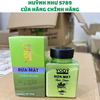 Bột rửa mặt thảo dược yody white phương anh 200ml