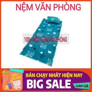 Nệm ngủ văn phòng _ Topper nệm mỏng trải sàn gấp gọn cho 1 người tiện lợi đi làm, du lịch