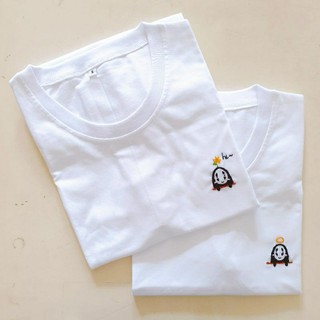 [ Tiệm Tháng Tư ] Áo Thun Form Suông Thêu Vô Diện Cute