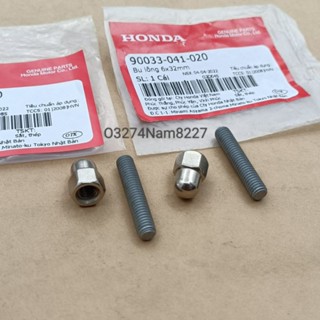 Bộ ốc ren gắn cổ pô xe DREAM, WAVE ,FUTURE .... zin Honda