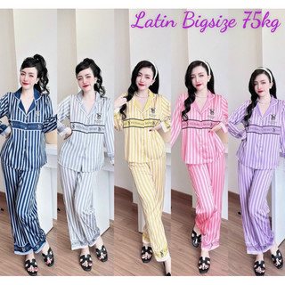 Pizama Latin lụa mặc nhà size 50kg đến 75kg
