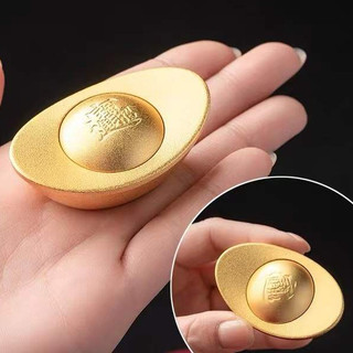 Thỏi vàng đồng ,thỏi vàng chiêu tài lộc, trang trí phong thủy,trưng bày