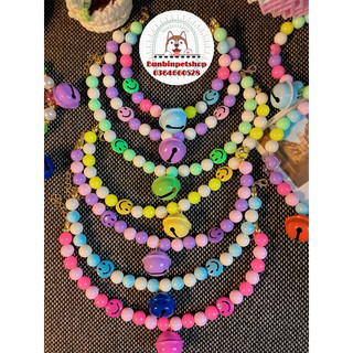 Vòng cổ pastel có chuông cho chó mèo siêu xinh , vòng cổ chuông lục lạc cho thú cưng