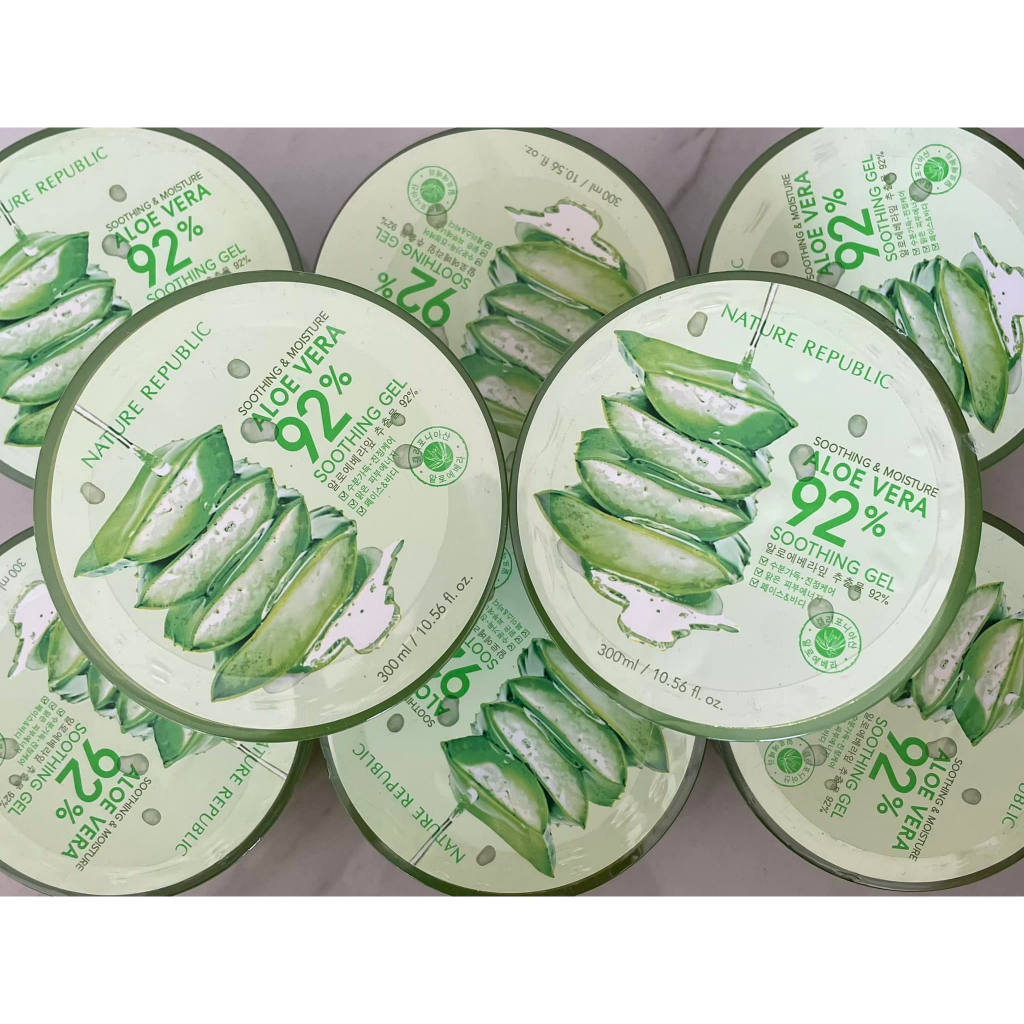 Gel Lô Hội Nature Republic Aloe Vera 92% Soothing Gel 300ml