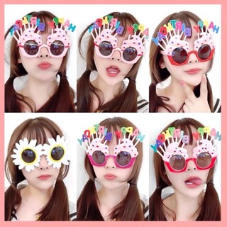 Kính mắt Happy Birthday mắt kính chúc mừng sinh nhật vui nhộn,Chụp Ảnh Dễ Thương Cute Hot Trend