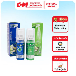 Xịt thơm miệng greelux 2 vị, extra cool 12ml và fresh mint cool