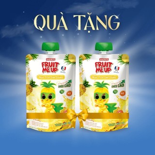 [Quà Tặng Không Bán] 2 Túi Nước Dâu Dinh Dưỡng - Hỗ Trợ Bé Tăng Chiều Cao & Đề Kháng - ANDROS FRUIT ME UP - 150ml x 2