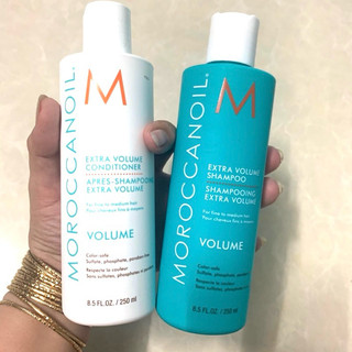 DẦU GỘI XÃ TĂNG CƯỜNG SÓNG LÀM PHỒNG TÓC MOROCCANOIL VOLUME 250ml x 2