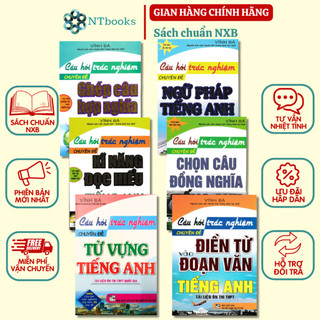 Sách - combo câu hỏi trắc nghiệm tiếng anh - vĩnh bá