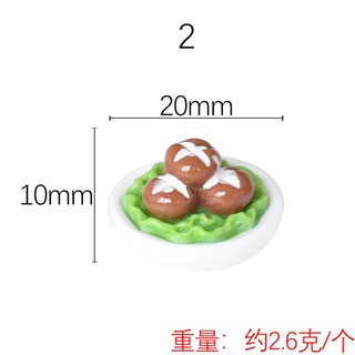 Charm đĩa đồ ăn