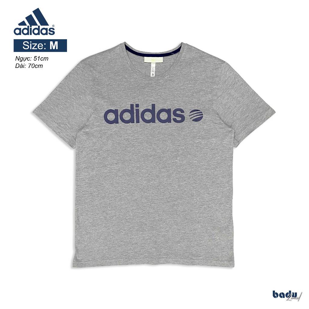 Áo thun Adidas 2hand size M | Màu xám