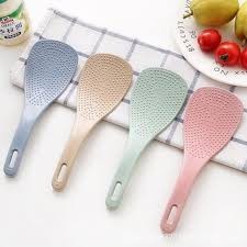 Combo 2 Vá Múc Cơm Lúa Mạch JL-5426. Muôi cơm lúa mạch