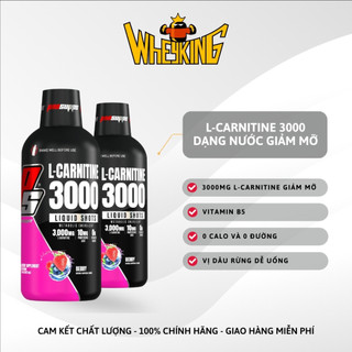 L-carnitine 3000, chuyển hoá mỡ thừa, dạng lỏng vị quả berry