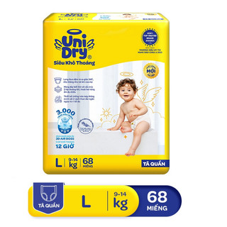 (MẪU MỚI) Tã Quần Unidry Ultra Jumbo M74 L68 XL60 XXL54 (bịch đại)
