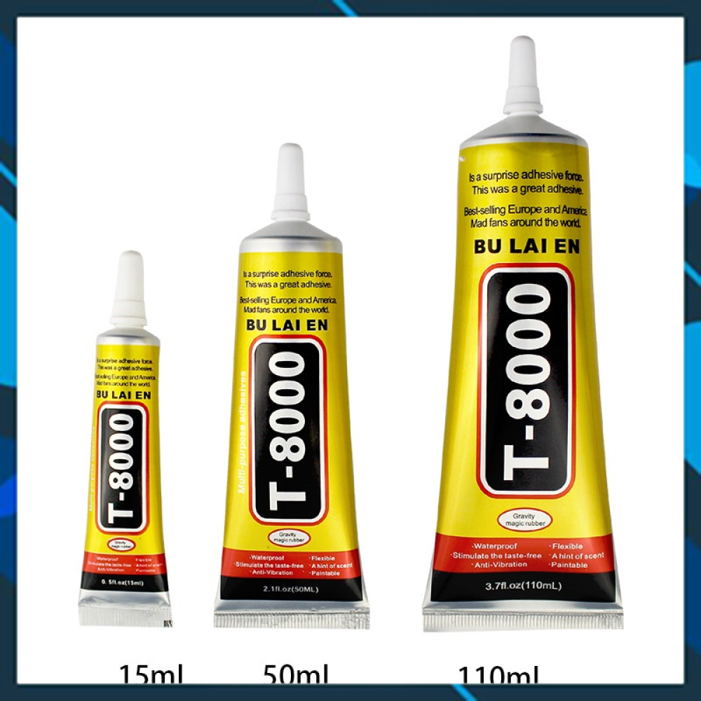 Keo Dán Đa Năng T8000 Trong Suốt Chuyên Dùng Dán Màn Hình Điện Thoại