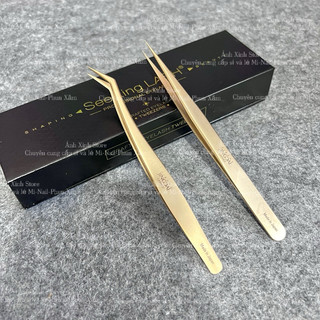 Nhíp nối mi cao cấp Thẳng và nhíp classic 45 độ (mũi nhám nano)