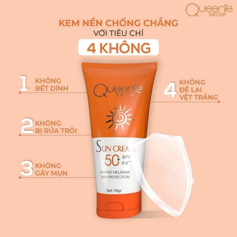 kem chống nắng queenie skin