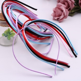 Xương bờm bọc ruy băng đen dùng để làm bờm handmade