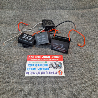 Tụ quạt dây cbb61 1.5uf 2uf 2.5uf 3uf