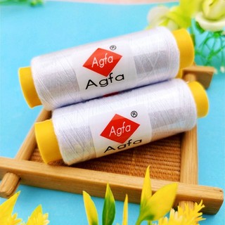 Chỉ may, chỉ may quần áo 1 cuộn 400m AGFA mềm dẻo, dễ uốn, đường kính sợi nhỏ đều