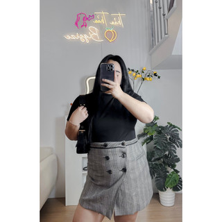 Áo thun gân basic bigsize