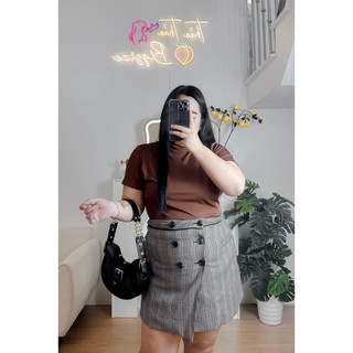 Áo thun gân basic bigsize