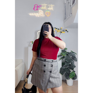 Áo thun gân basic bigsize