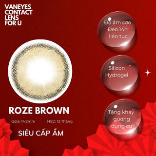 Kính áp tròng Roze Brown