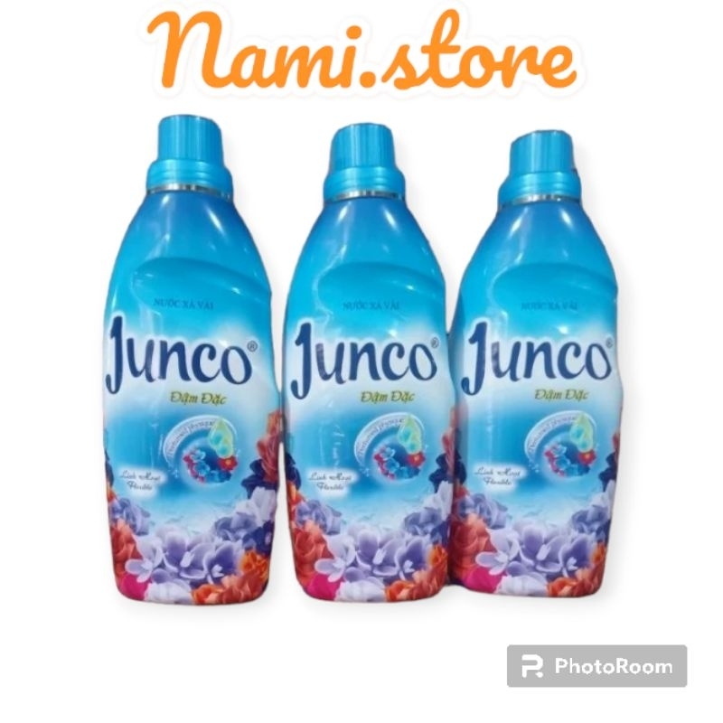 Chai Nước Xả Vải Jun Cô Xanh Dương 800ml lưu hương lâu chính hãng date mới.