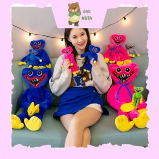 Gấu Bông Huggy Wuggy Game Poppy Playtime Gối Ôm Thú Nhồi Bông Chất Siêu Mềm Mịn