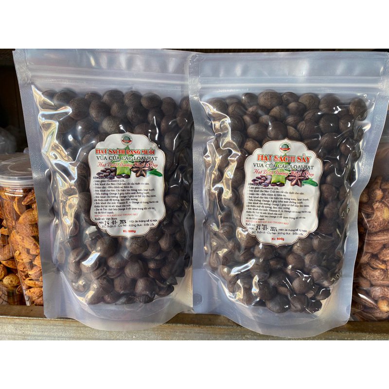 Hạt sachi rang muối hoặc sấy chín ăn liền 500g