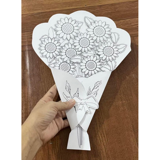 Thiệp tô màu handmade 8/3 và 20/10