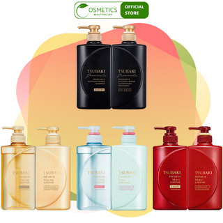 Bộ Đôi Dầu Gội Xả Tsubaki Premium