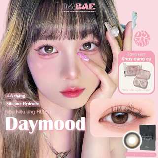 Kính áp tròng DABAE màu nâu filter giãn nhẹ có độ cận Daymood Brown