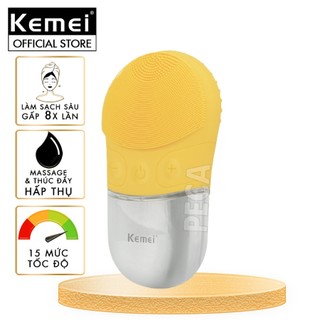 [THANH LY NEW] Máy rửa mặt KEMEI KM-1070 làm sạch da mặt thúc đẩy hấp thụ dưỡng chất, tẩy trang phù hợp với mọi loại da