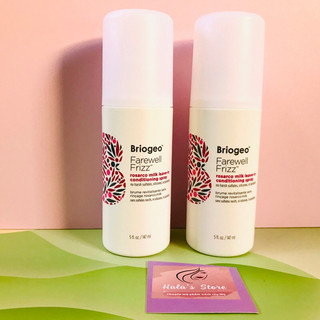 Xịt dưỡng ẩm tóc giảm xơ rối Briogeo Farewell Frizz Rosarco Milk Leave-in Conditioning Spray