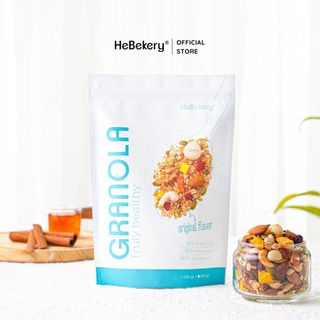 500g Granola Truly Healthy HEBEKERY by HEBE - Ngũ Cốc Dinh Dưỡng Lành Mạnh Tự Nhiên - Vị Truyền Thống