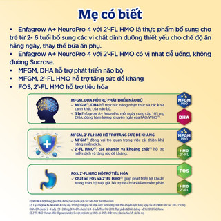 [Date mới T12/2026] Sữa bột Enfa A+4 vị nhạt lon 1.7kg
