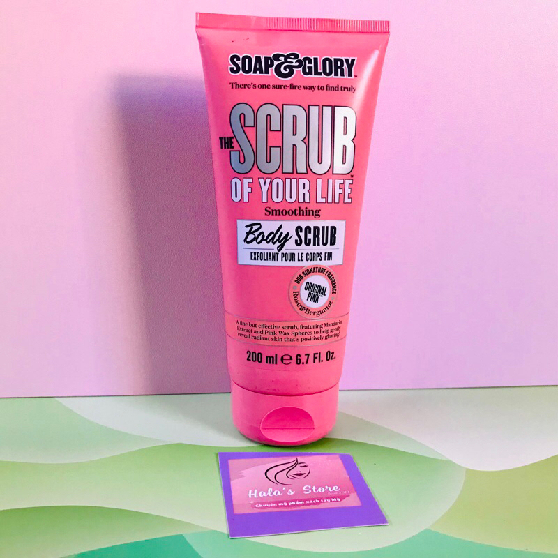 Sữa tắm tẩy da chết Soap And Glory The Scrub of Your Life Smoothing Body Butter